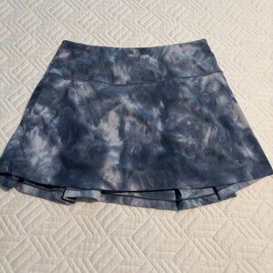 Soothfeel Tennis Skirt Blue/White Tie Dye